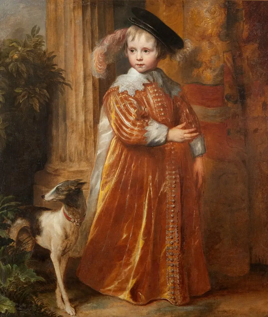 Portrait de Willem II van Oranje-Nassau (1626-1650) enfant - Antoine van Dyck - Alpha Reproduction