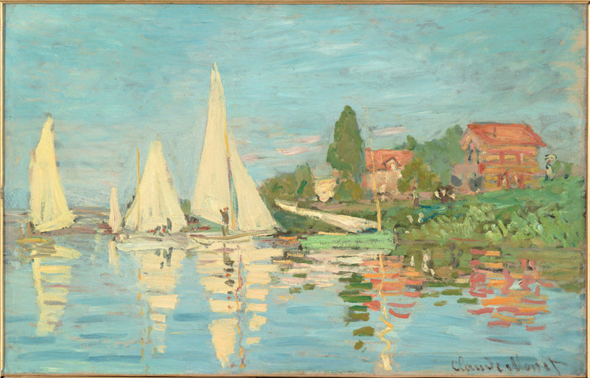 🎨 Regattaer i Argenteuil – Claude Monet, rundt 1874