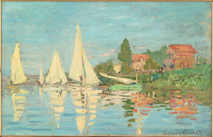 🎨 Regattaer i Argenteuil – Claude Monet, rundt 1874