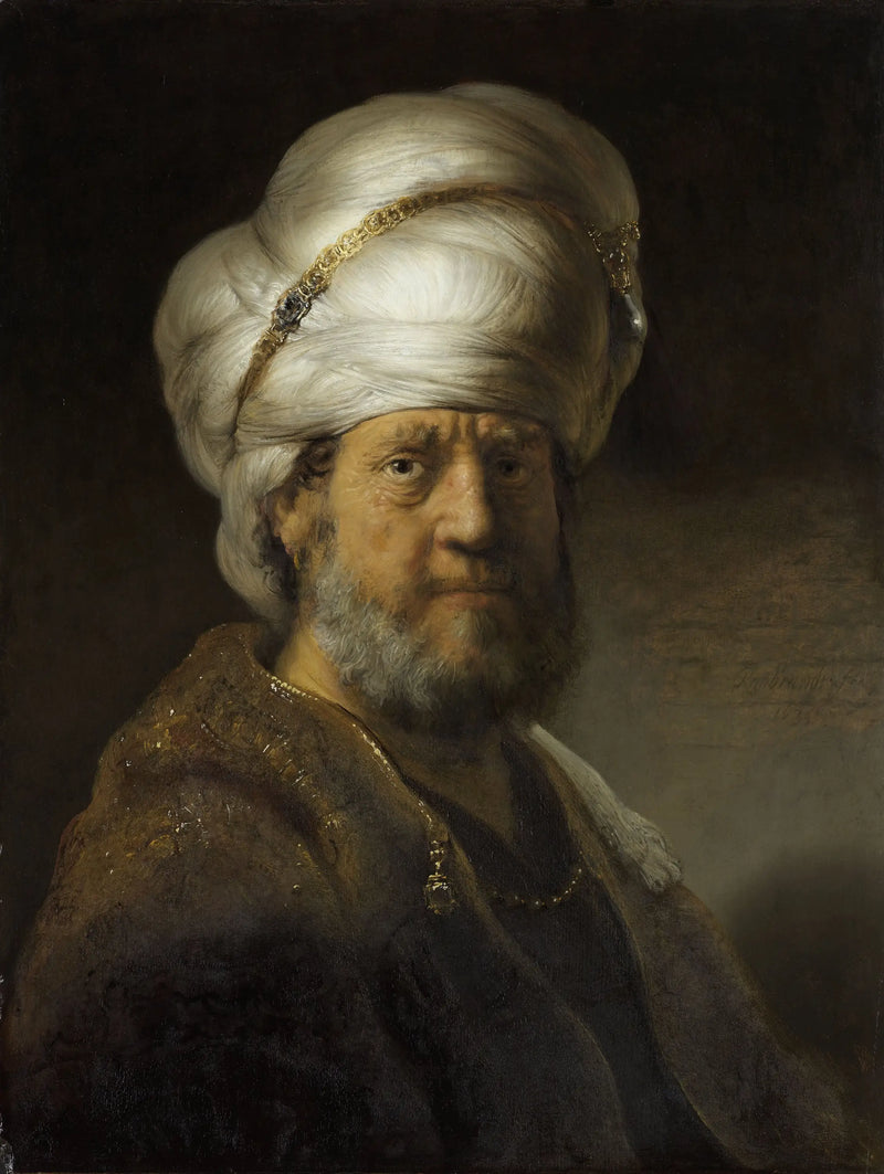 Mann i orientalsk drakt - Rembrandt