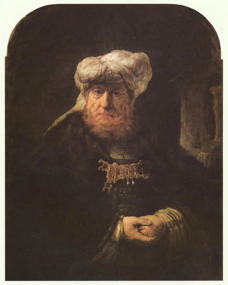 Mann i orientalsk drakt - Rembrandt