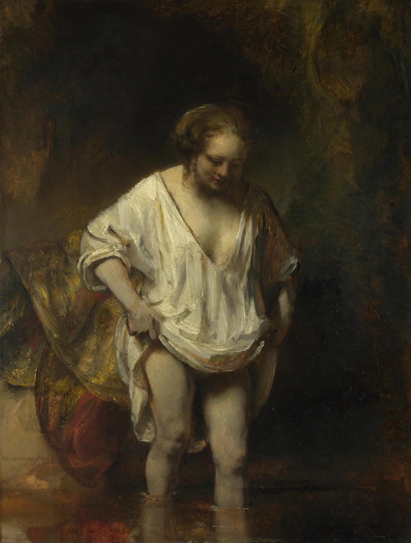 Badende kvinne - Rembrandt