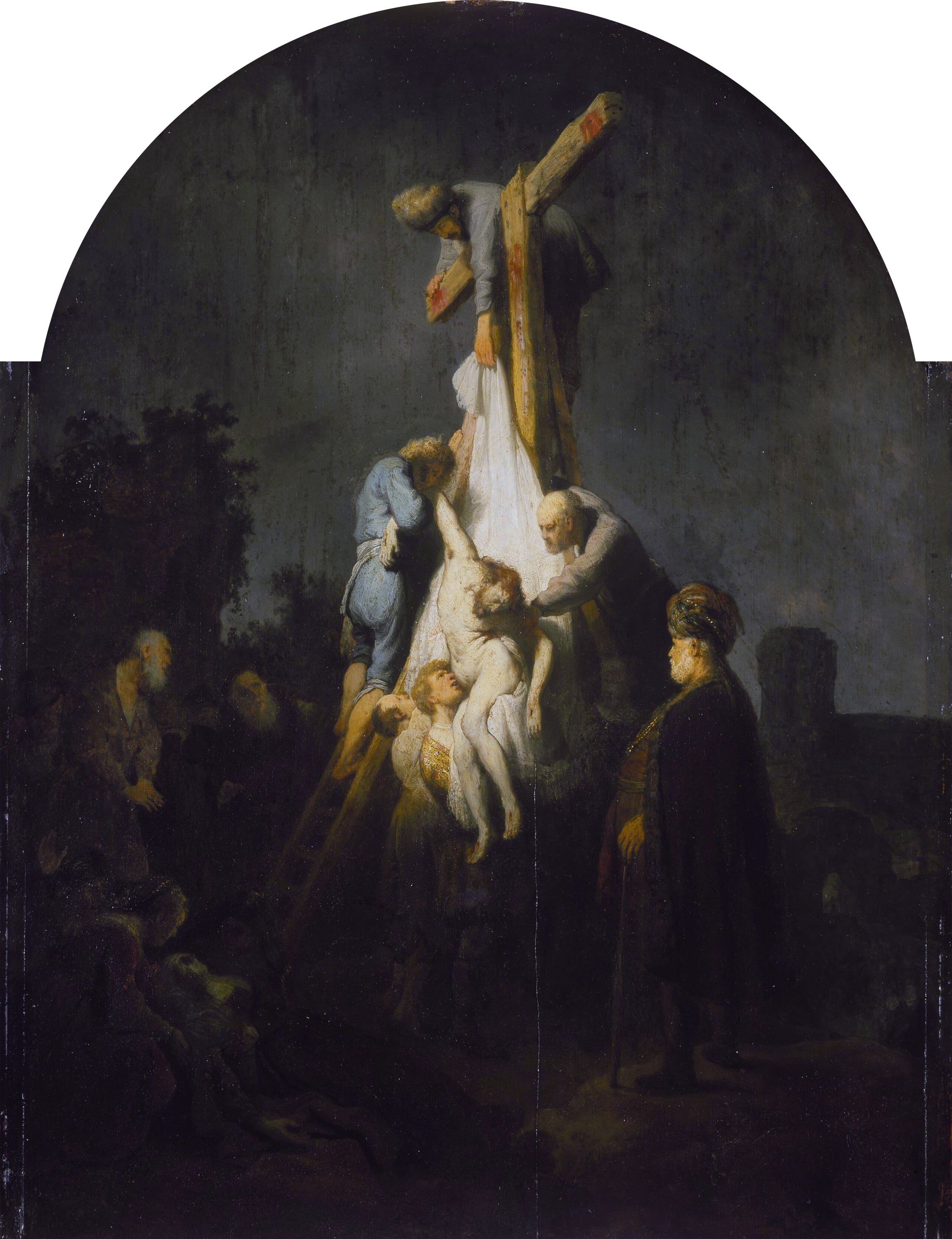 Reproduction du tableau « Descente de croix - Rembrandt » par Alpha Reproduction en peinture à l’huile