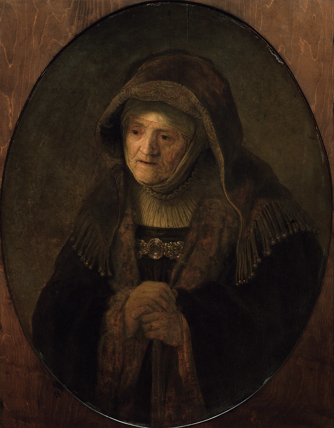 Reproduction du tableau « La prophétesse Anne - Rembrandt » par Alpha Reproduction en peinture à l’huile
