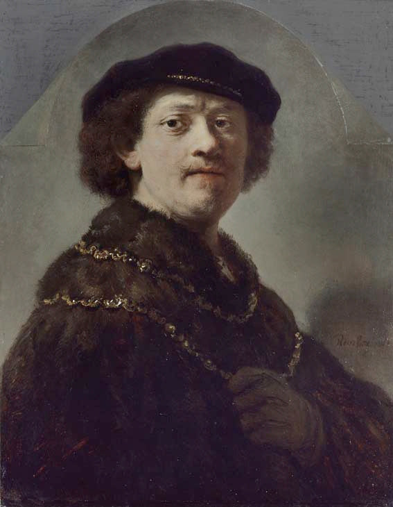 Reproduction du tableau « Autoportrait - Rembrandt » par Alpha Reproduction en peinture à l’huile