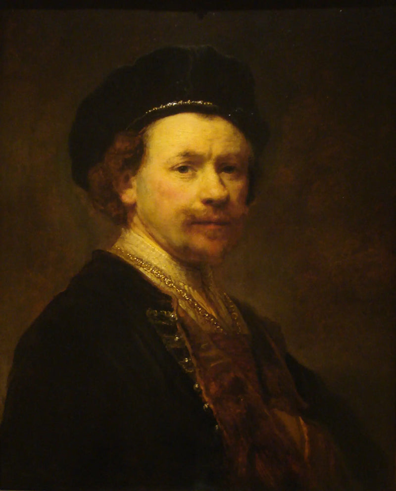 Selvbilde med beret - Rembrandt