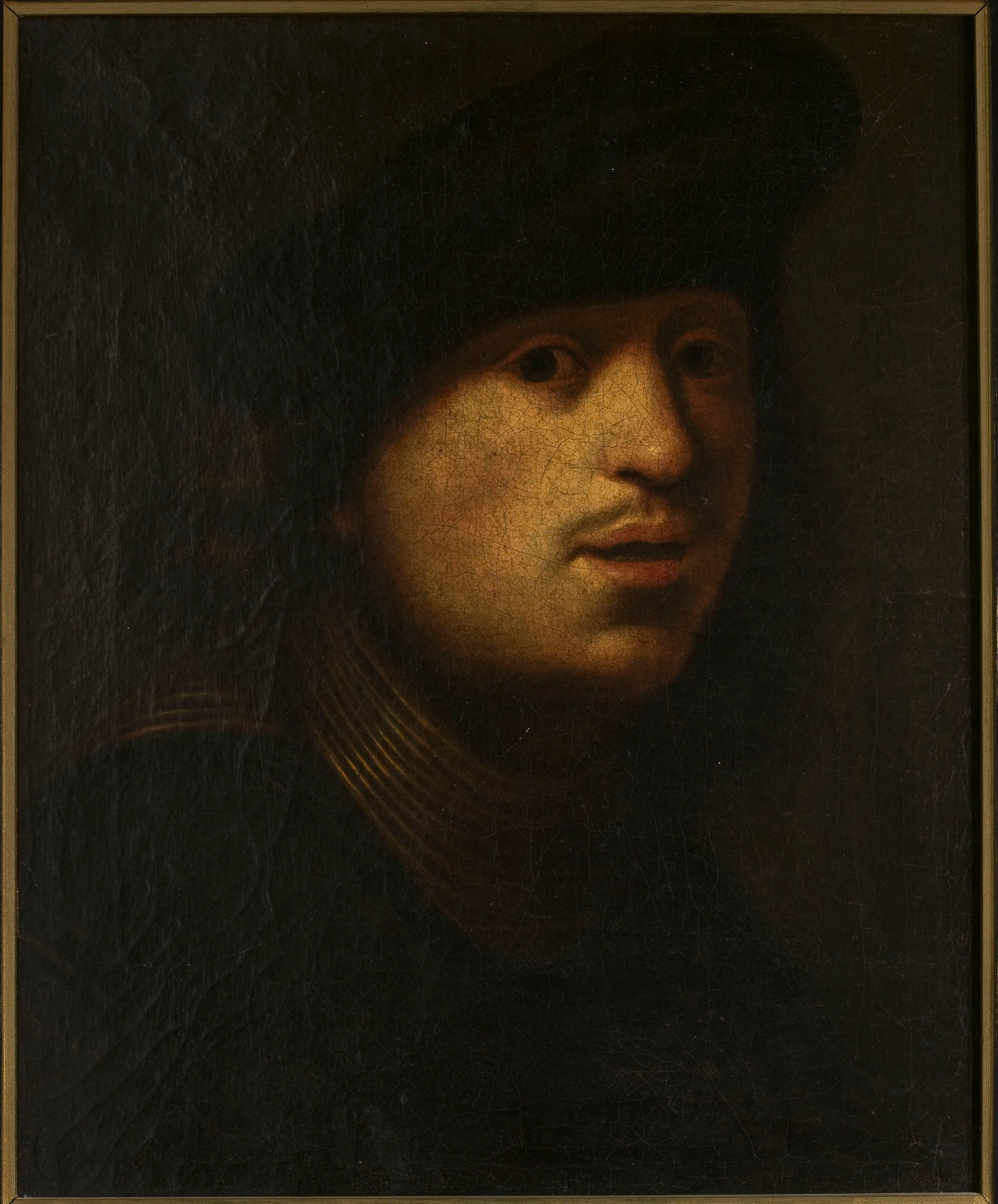 Reproduction du tableau « Autoportrait - Rembrandt » par Alpha Reproduction en peinture à l’huile