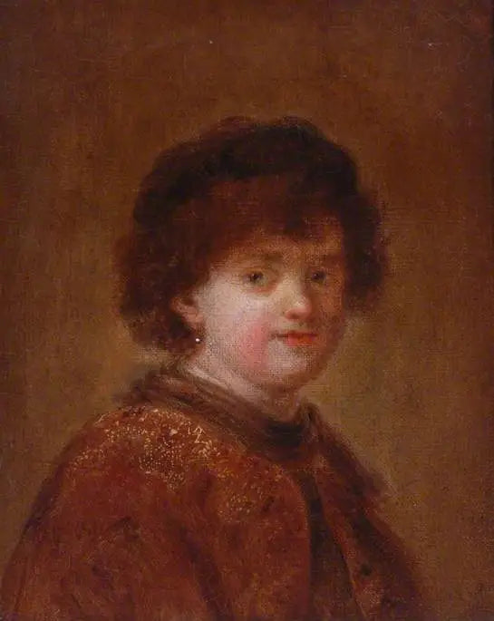 Reproduction du tableau « Portrait d'un garçon - Rembrandt » par Alpha Reproduction en peinture à l’huile