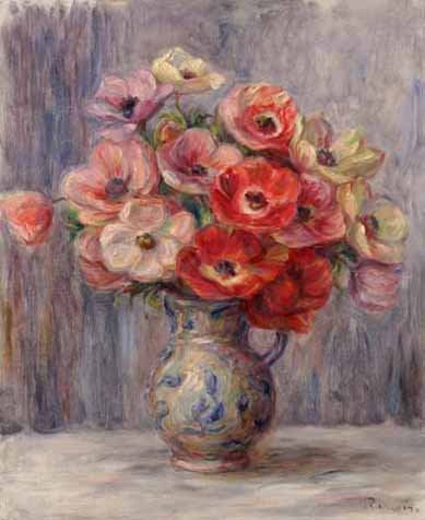 Anémones - Pierre-Auguste Renoir