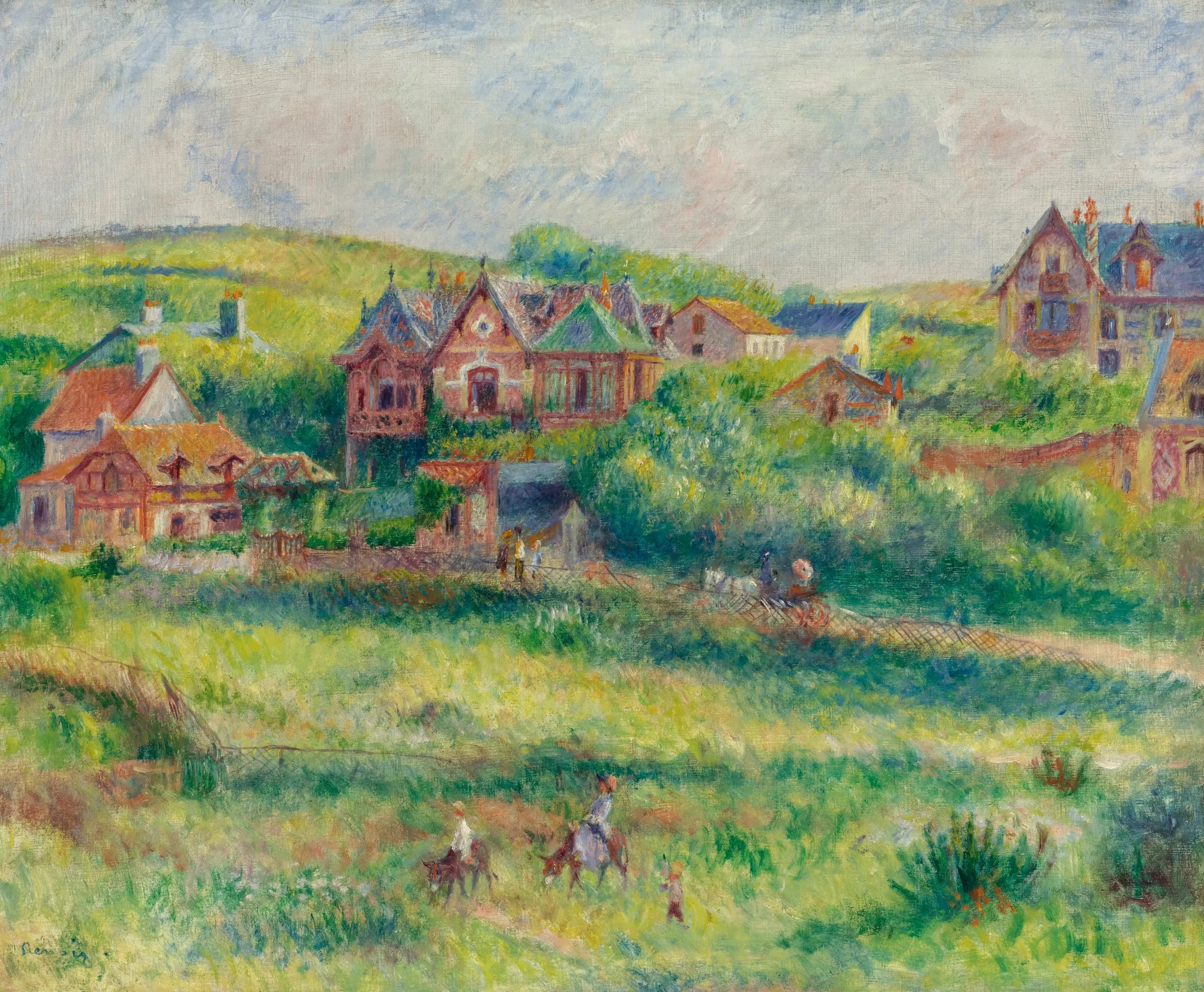 Reproduction du tableau « Le chalet de Blanche Pierson à Pourville - Pierre-Auguste Renoir » par Alpha Reproduction en peinture à l’huile