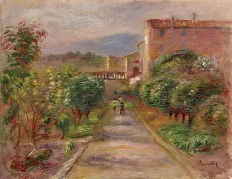Reproduction du tableau « Paysage à Cagnes - Pierre-Auguste Renoir » par Alpha Reproduction en peinture à l’huile