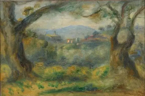 Landskap ved Collettes - Pierre-Auguste Renoir
