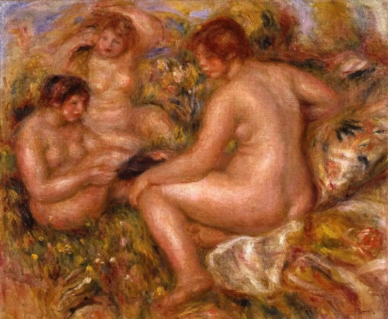 Tre badere - Pierre-Auguste Renoir