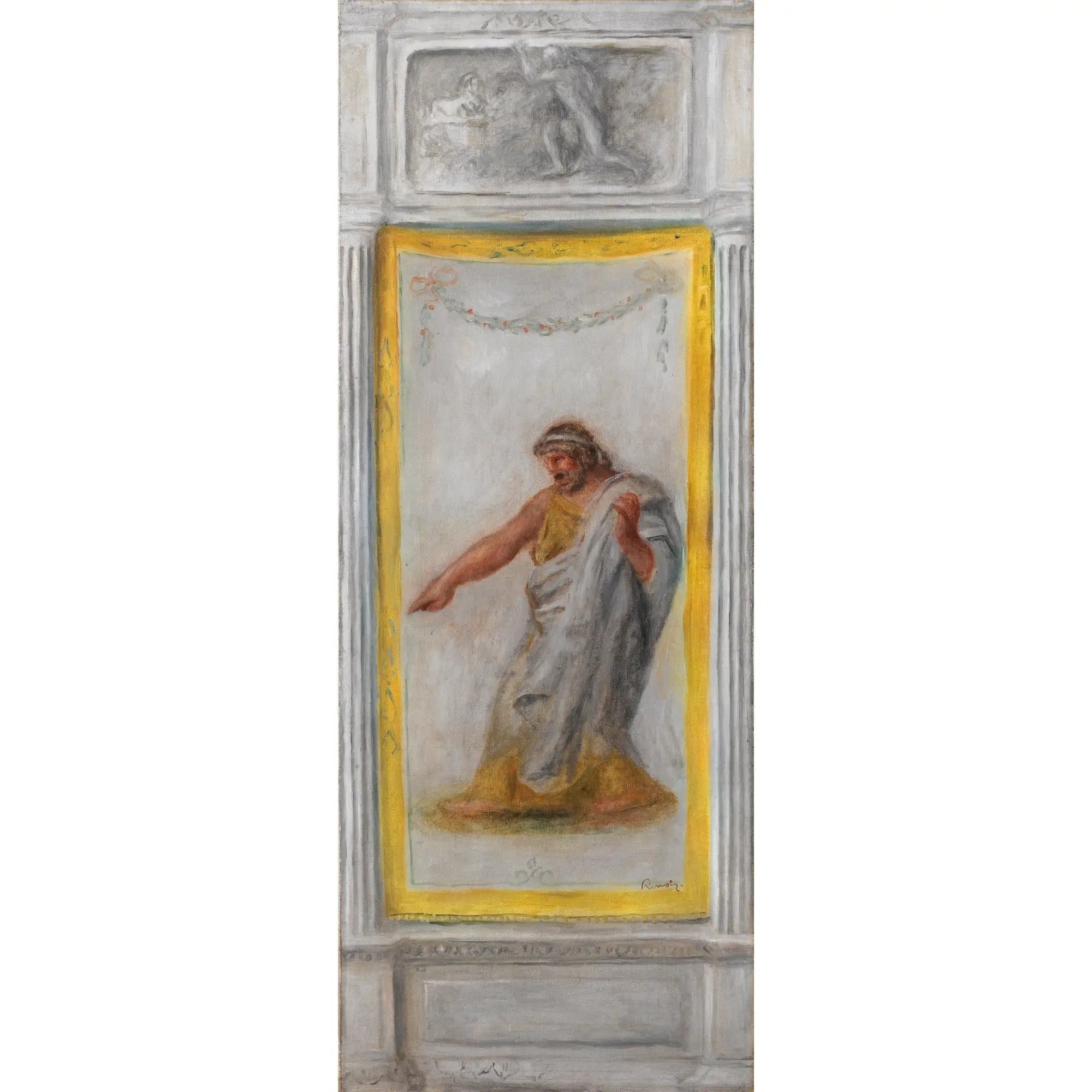 Reproduction du tableau « Panneau pour Œdipe: Œdipe Roi - Pierre-Auguste Renoir » par Alpha Reproduction en peinture à l’huile