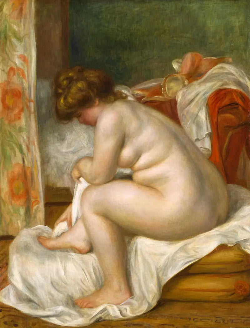 Kvinne etter badet - Pierre-Auguste Renoir