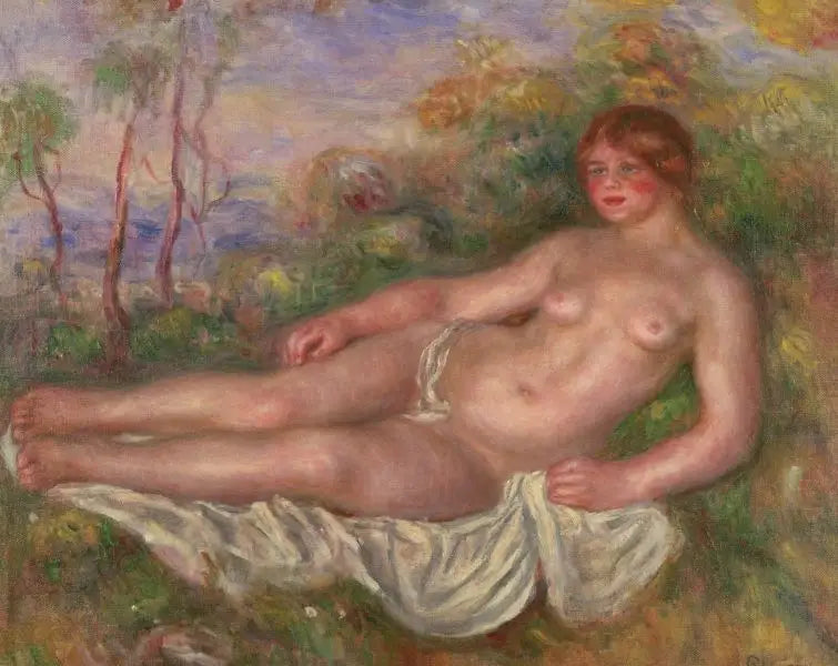 Liggende badende - Pierre-Auguste Renoir