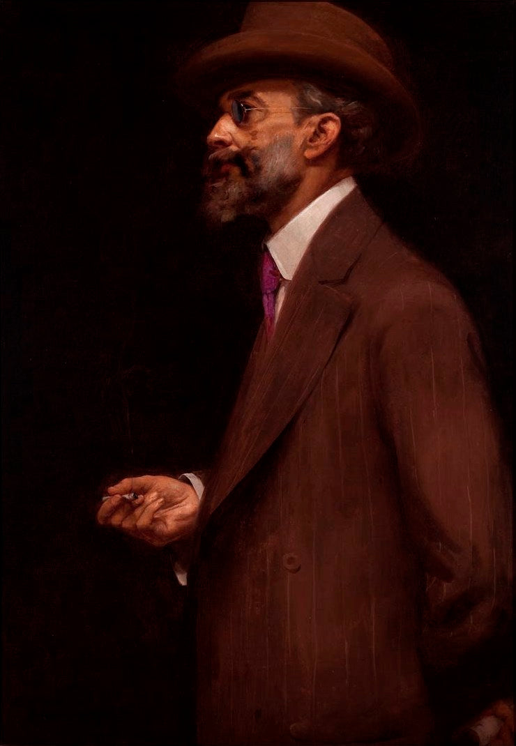 Portrait de Gonzaga Duque - Eliseu Visconti