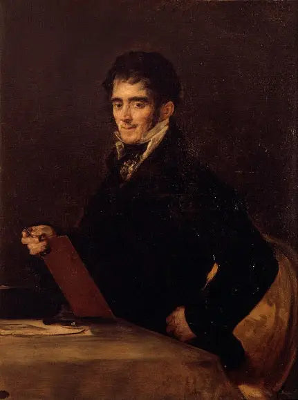 Reproduction du tableau « Portrait de Rafael Esteve i Vilella - Francisco de Goya » par Alpha Reproduction en peinture à l’huile