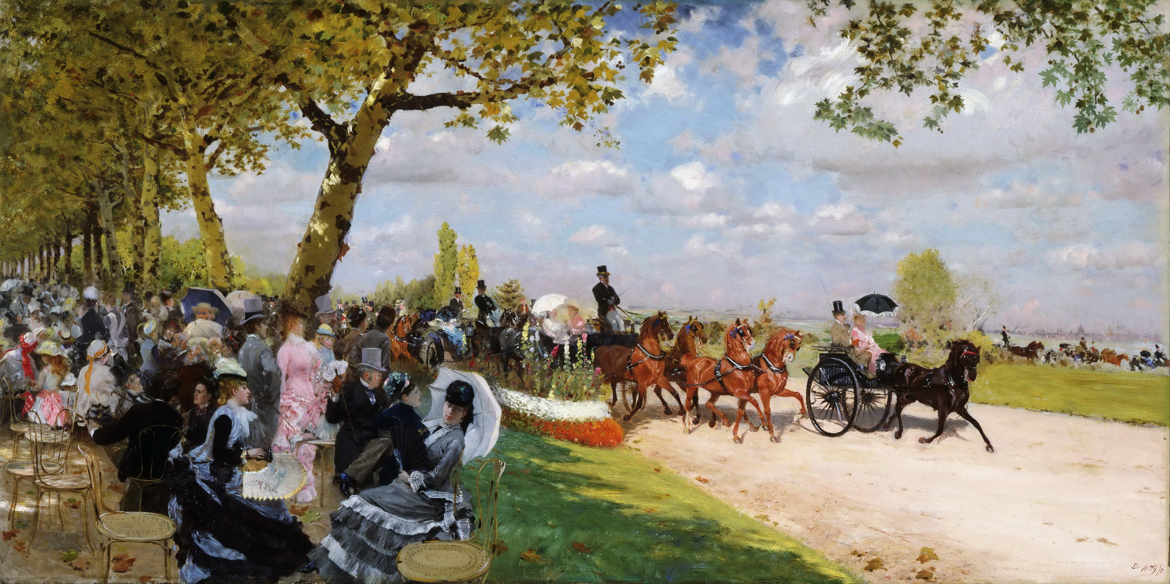 Retour des courses - Giuseppe De Nittis - Alpha Reproduction