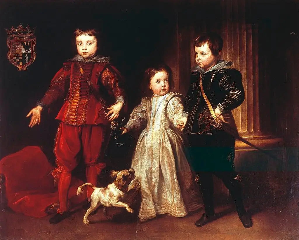 Portrait de trois enfants de la famille Spinola - Antoine van Dyck - Alpha Reproduction