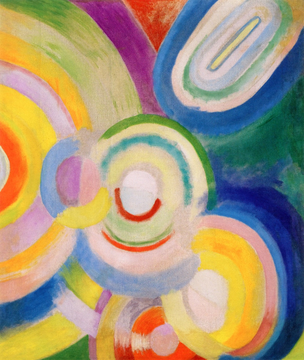 Reproduction du tableau « Disques colorés - Robert Delaunay » par Alpha Reproduction en peinture à l’huile
