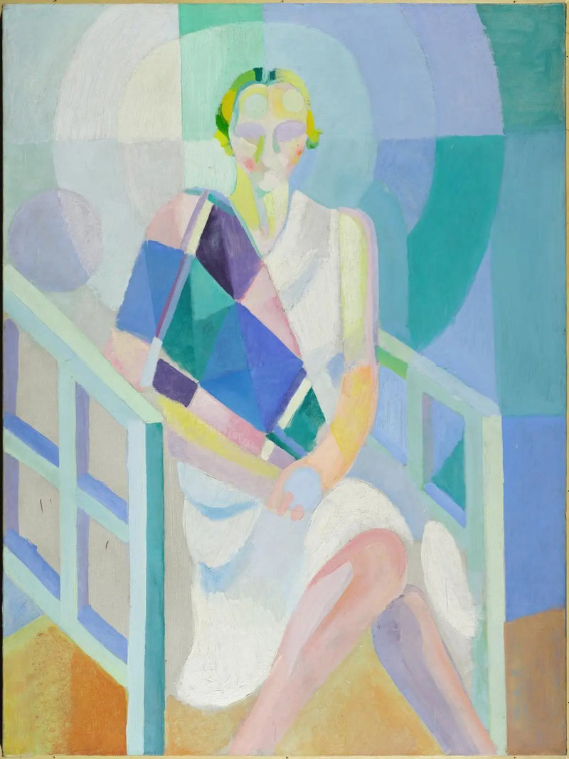 Portrett av fru Heim - Robert Delaunay