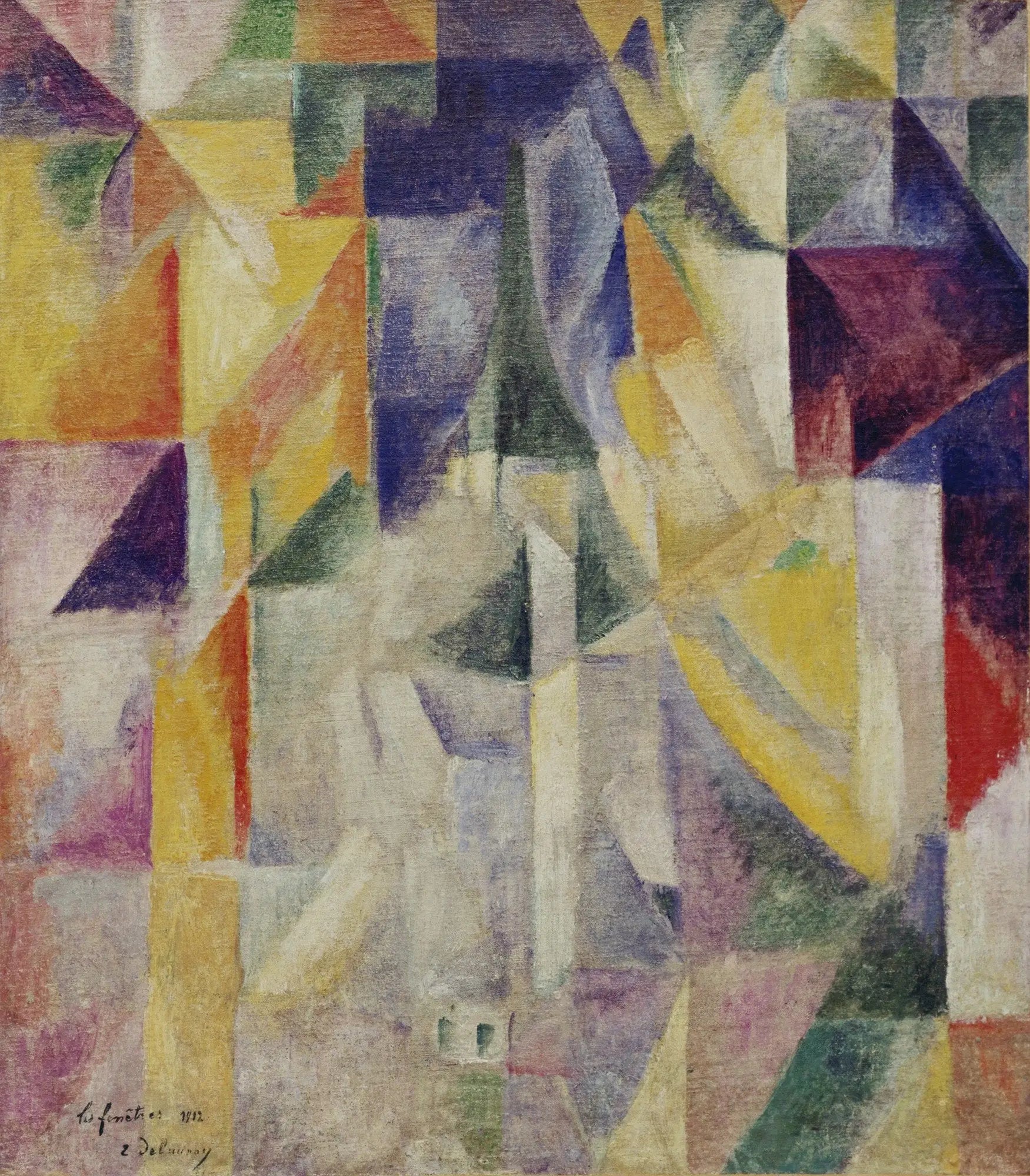 Reproduction du tableau « Windows - Robert Delaunay » par Alpha Reproduction en peinture à l’huile