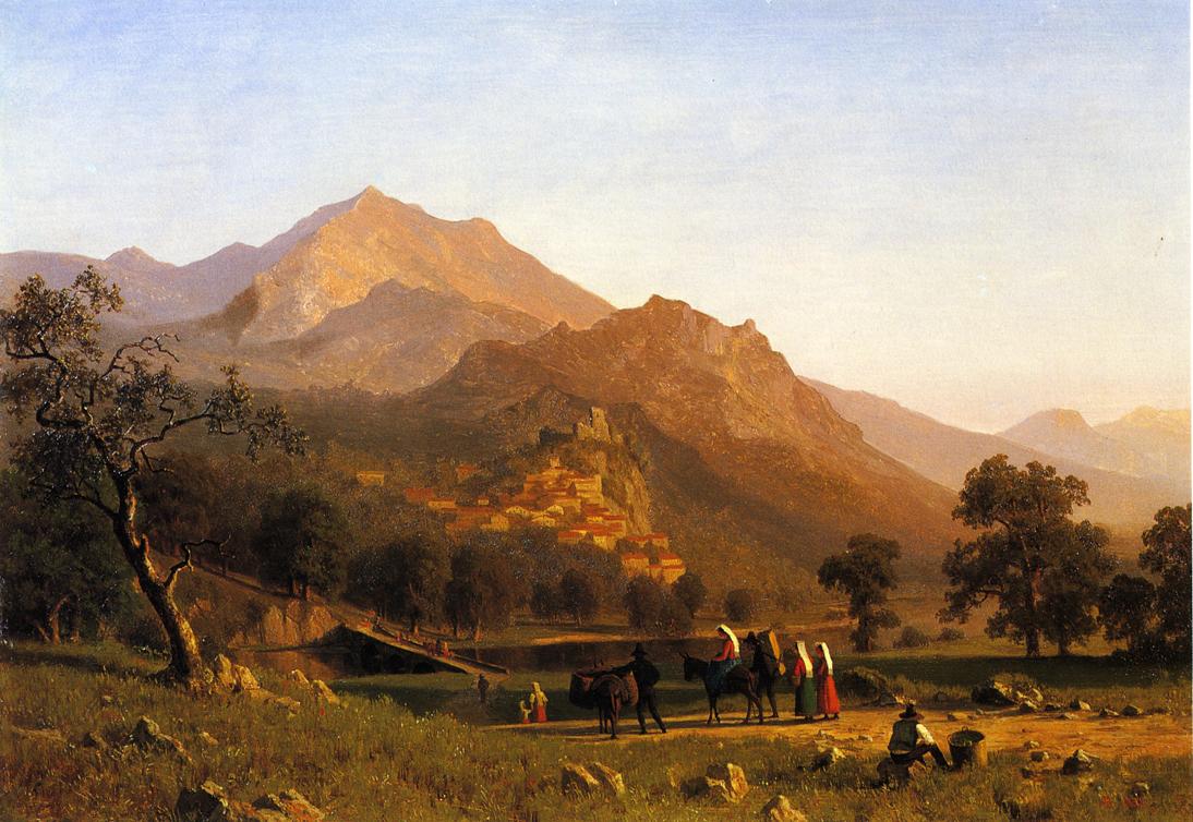 Rocca de Secca - Albert Bierstadt
