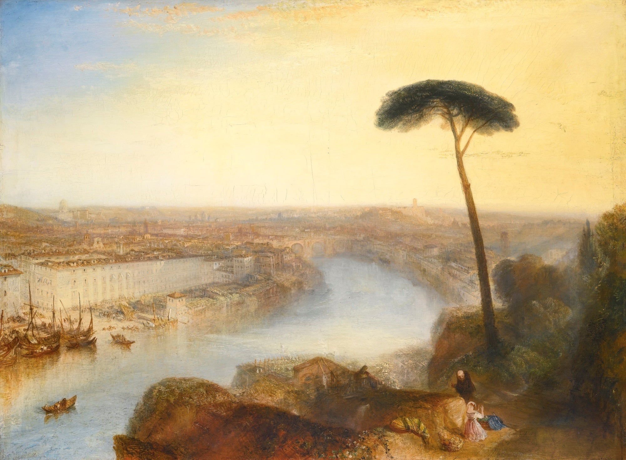 Reproduction du tableau « Rome, vue de l'Aventin - J. M. W. Turner » par Alpha Reproduction en peinture à l’huile