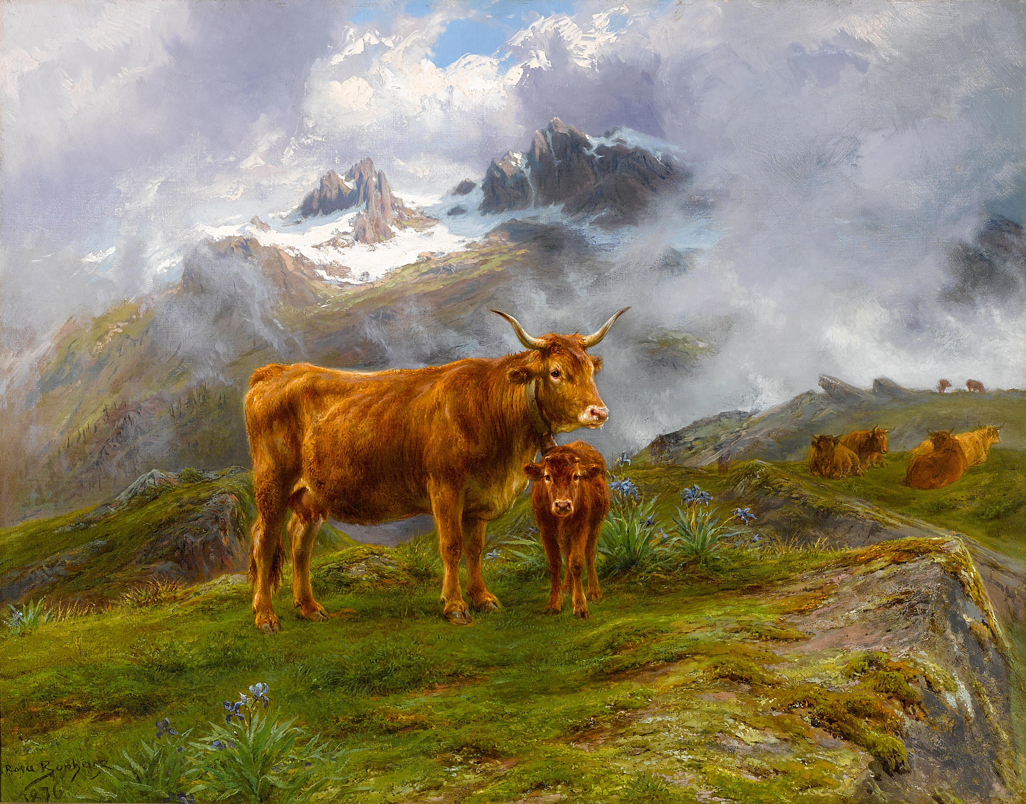 Bovins des Highlands - Rosa Bonheur