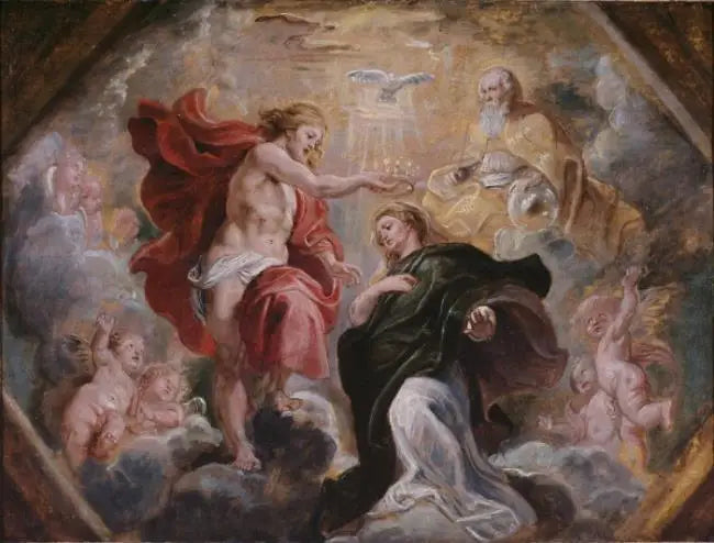 Couronnement de la Vierge - Peter Paul Rubens - Alpha Reproduction