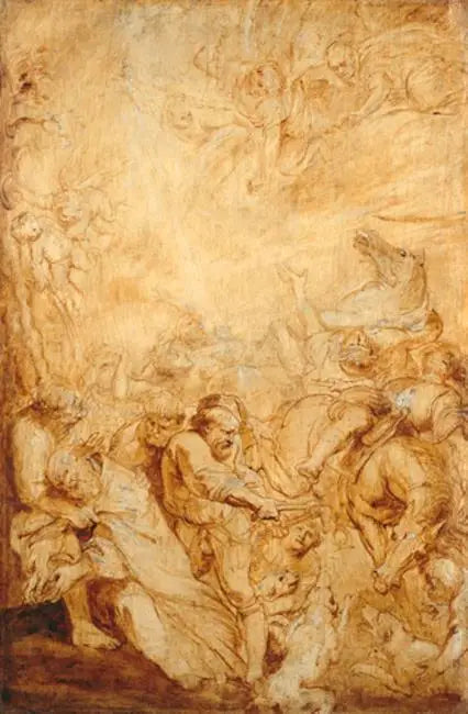 Le Martyre de saint Livin (étude) - Peter Paul Rubens - Alpha Reproduction