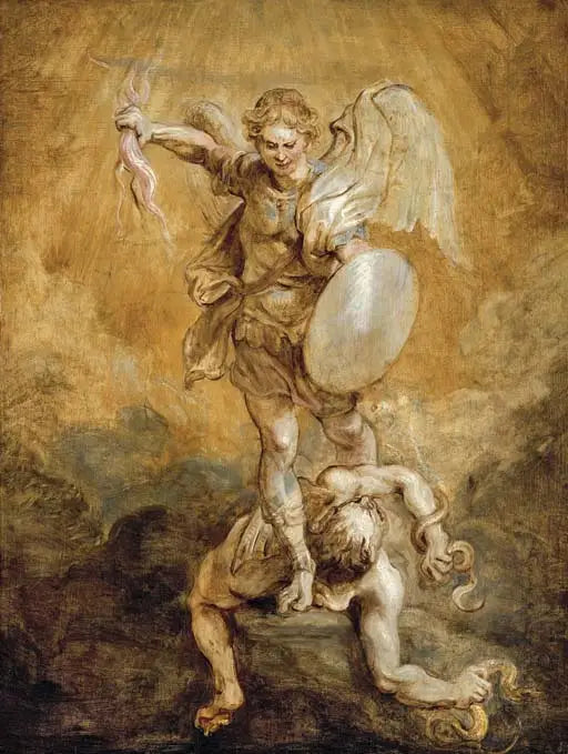 Saint Michel soumettant Lucifer - Peter Paul Rubens - Alpha Reproduction
