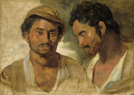 Deux têtes d’étude d’un homme du Sud - Peter Paul Rubens - Alpha Reproduction