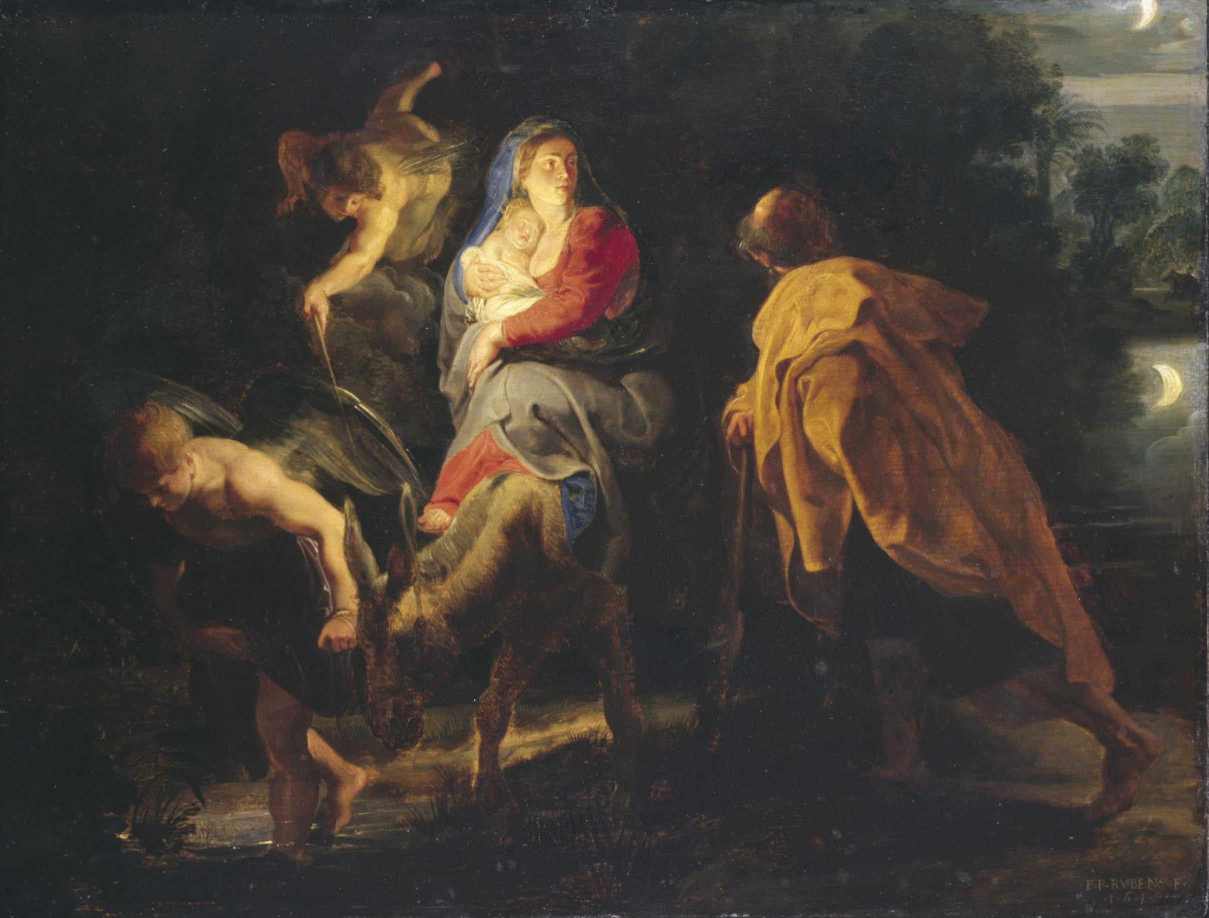 La fuite en Égypte - Peter Paul Rubens