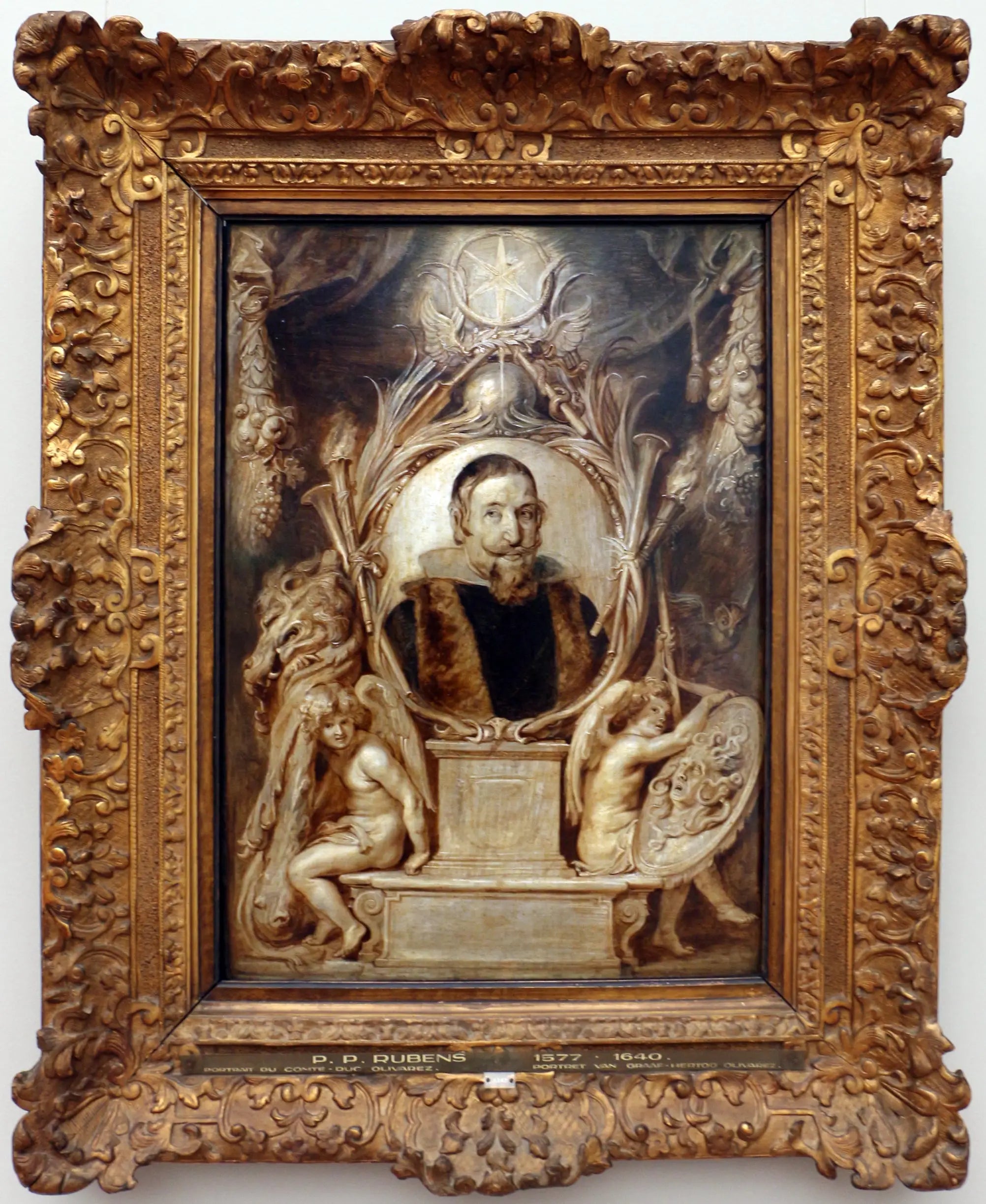 Portrait de Don Gasparo de Guzmàn y Pimentel comte-duc d’Olivares duc de San Lucar de Barrameda (1587-1645) - Peter