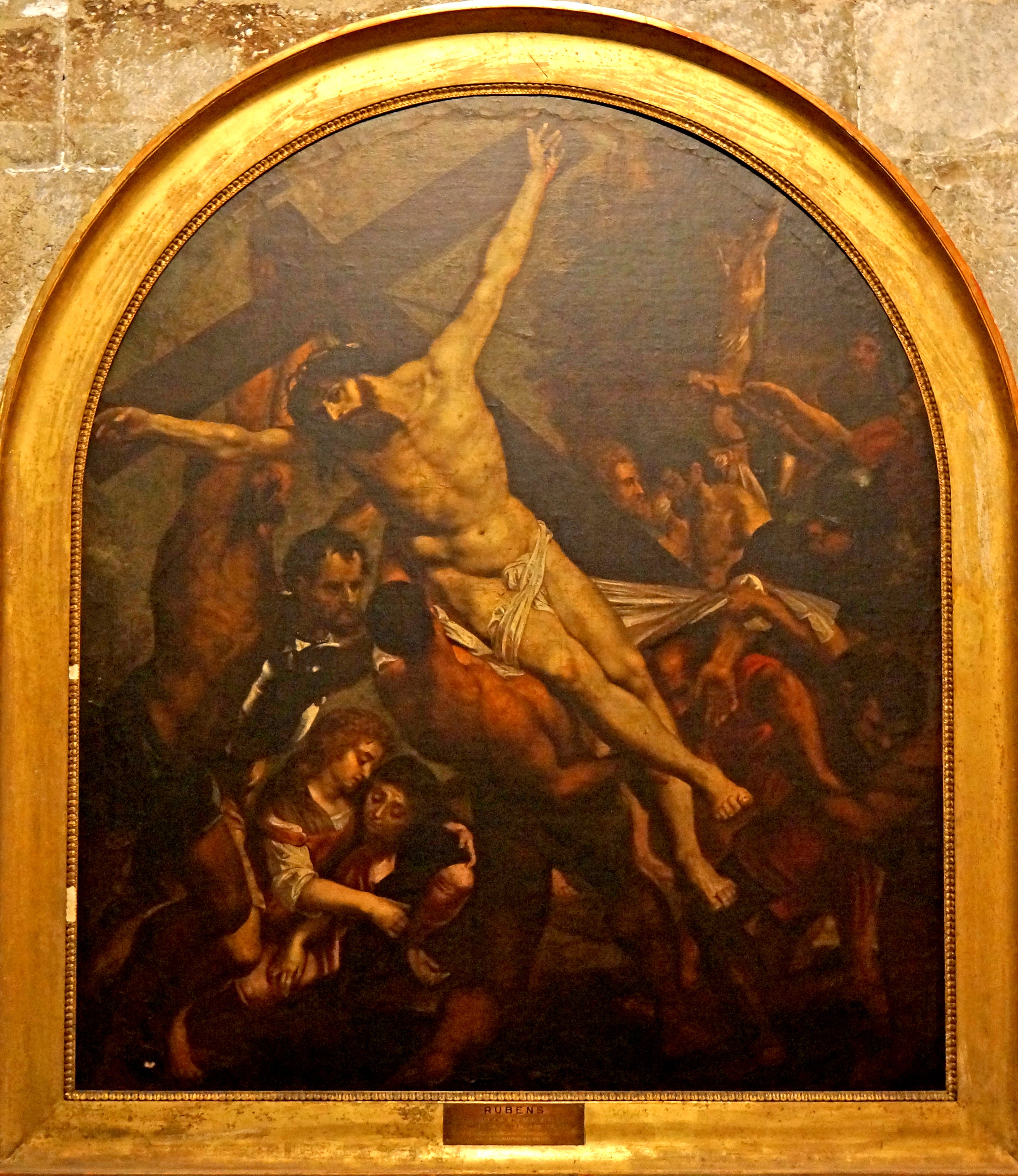 l'Érection de la croix - Peter Paul Rubens