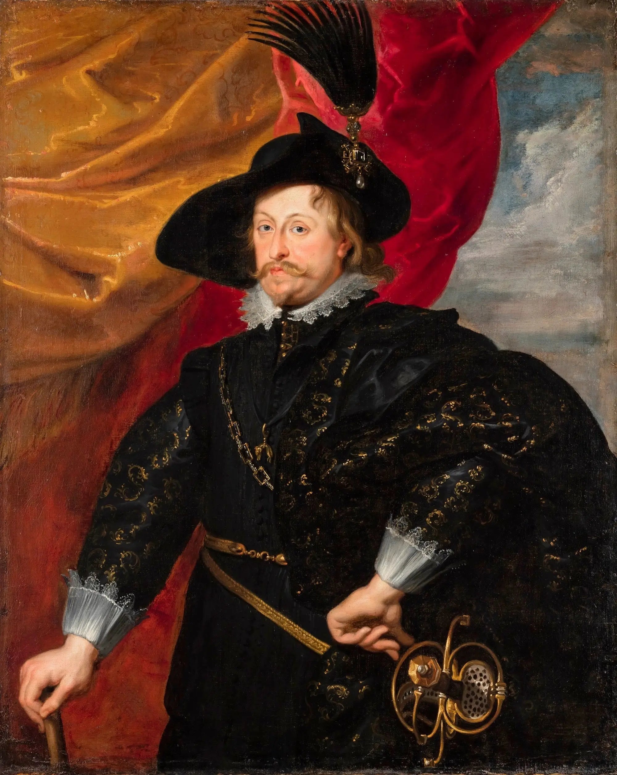 Portrait du prince Ladislas Vasa. - Peter Paul Rubens - Alpha Reproduction