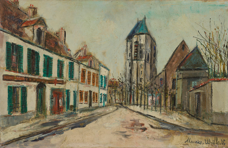 Rue de village (1940) - Maurice Utrillo
