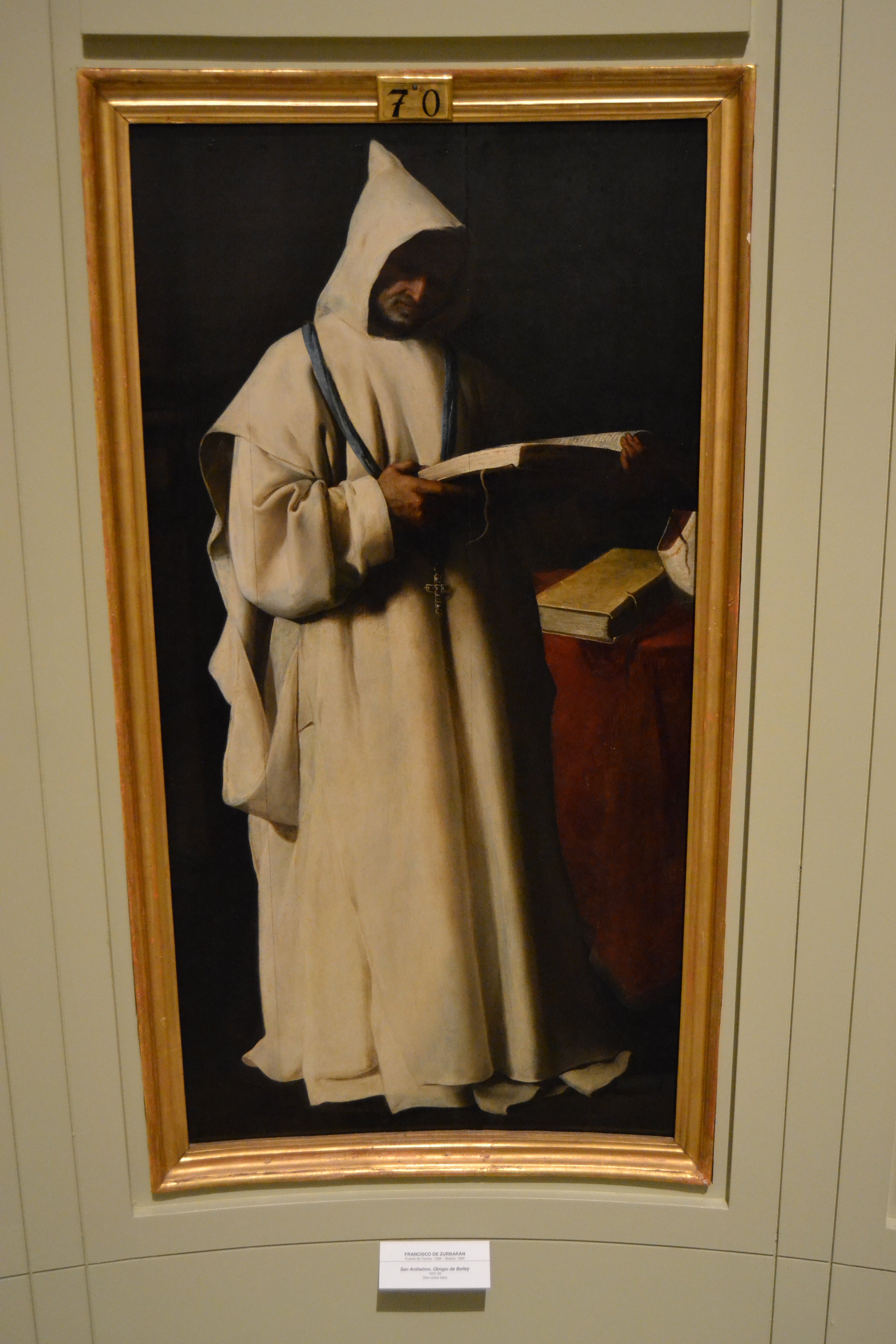 Saint Anthelm - Francisco de Zurbarán