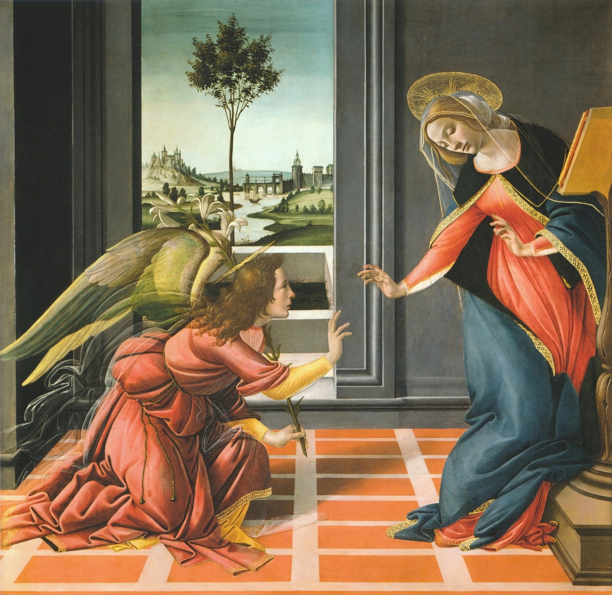 Cestello-annonseringen - Sandro Botticelli