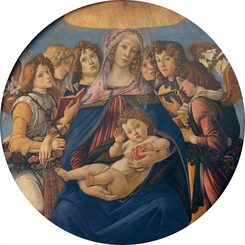 Jomfruen med granateple - Sandro Botticelli