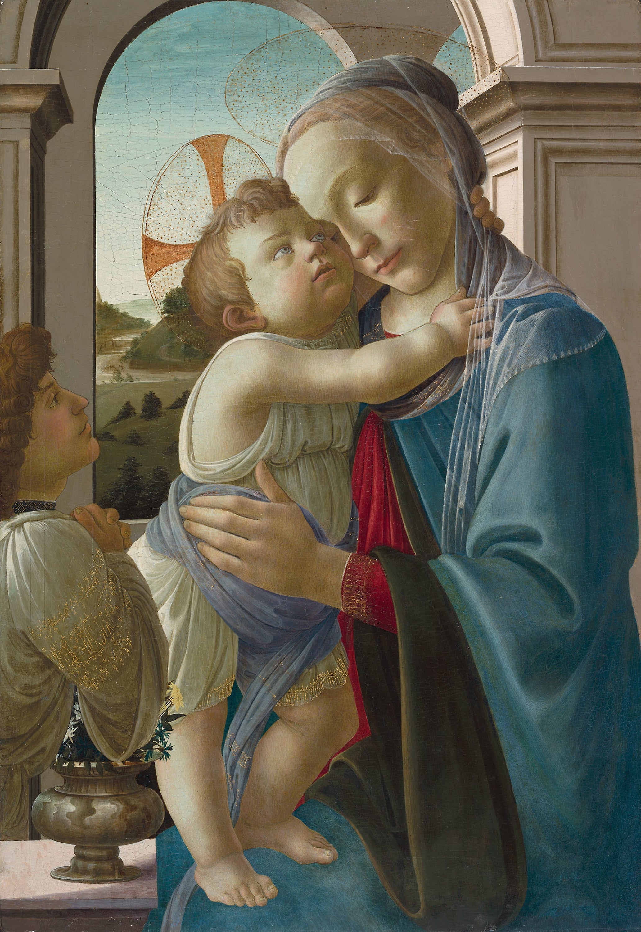 Vierge à l'Enfant avec un ange - Sandro Botticelli