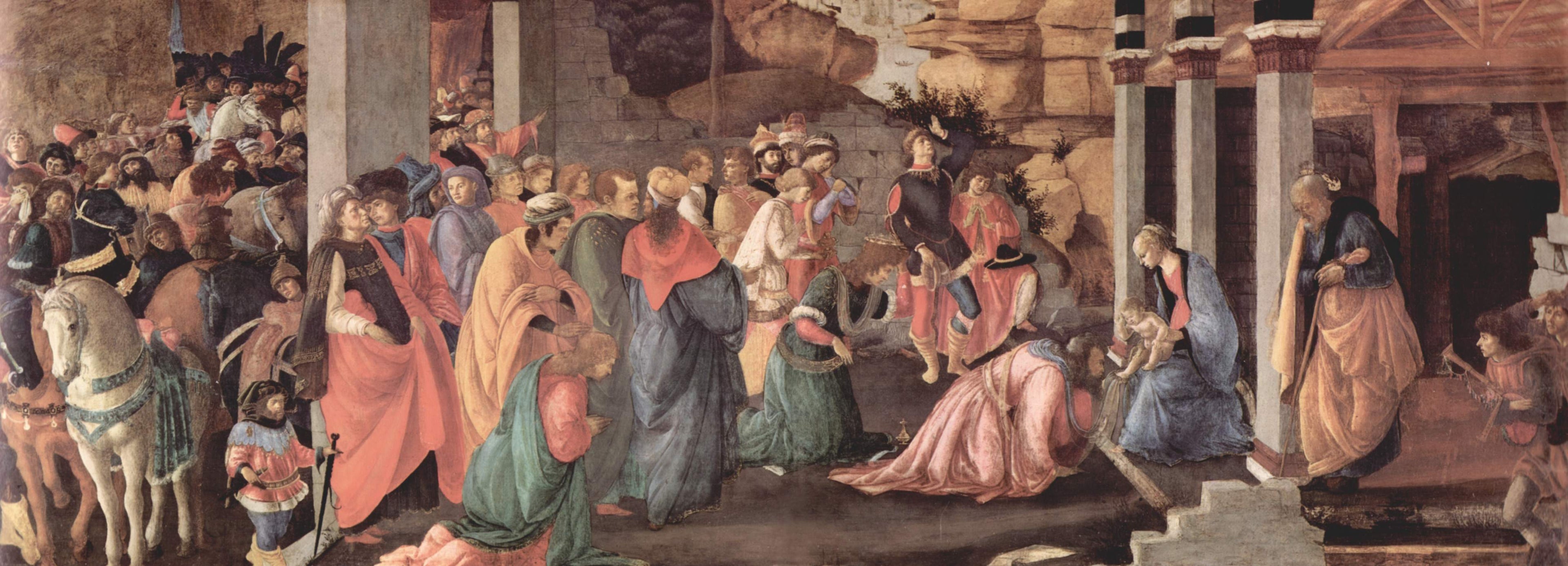 De hellige tre kongers tilbedelse - Sandro Botticelli