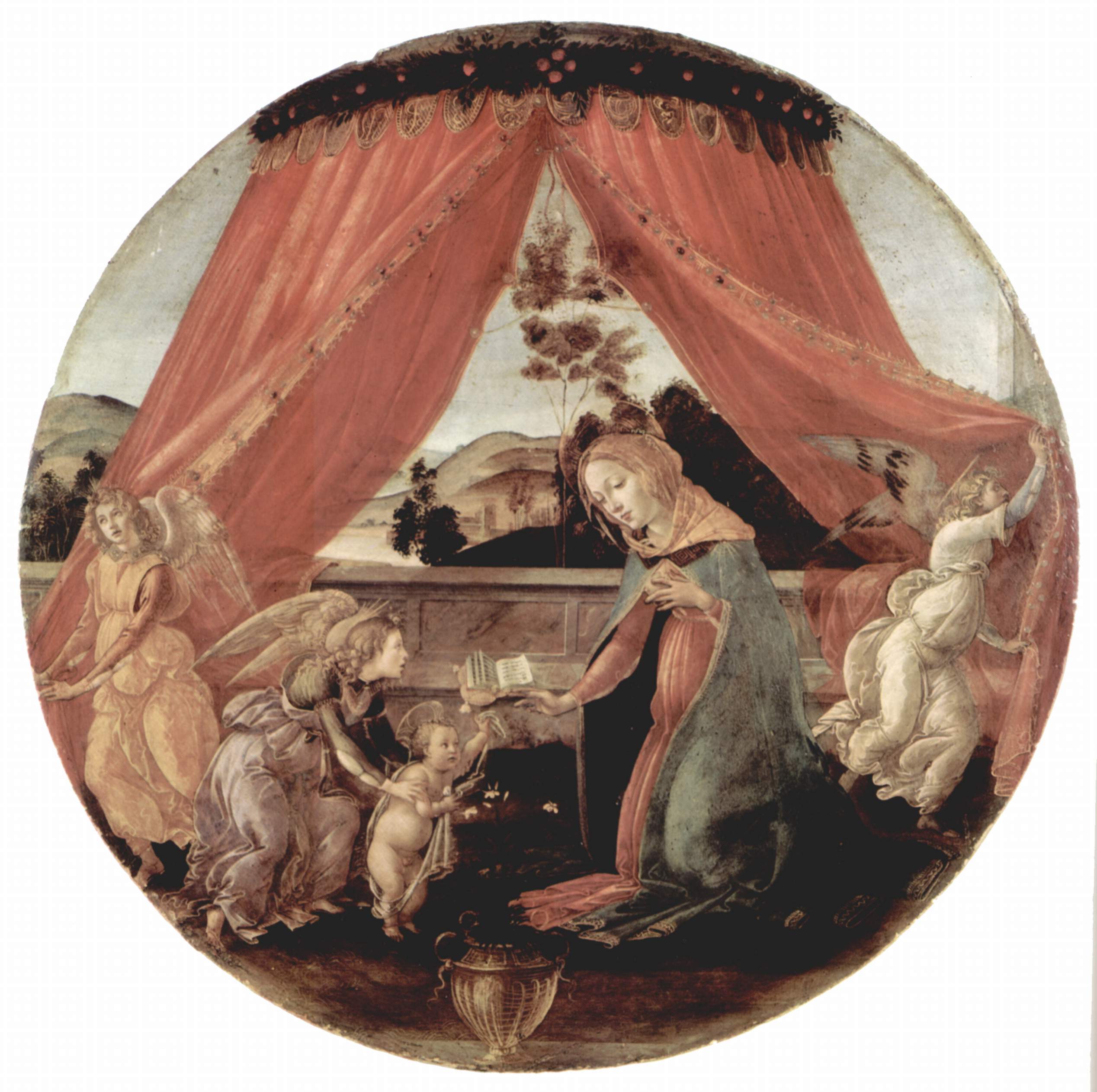 Madonnaen fra paviljongen - Sandro Botticelli