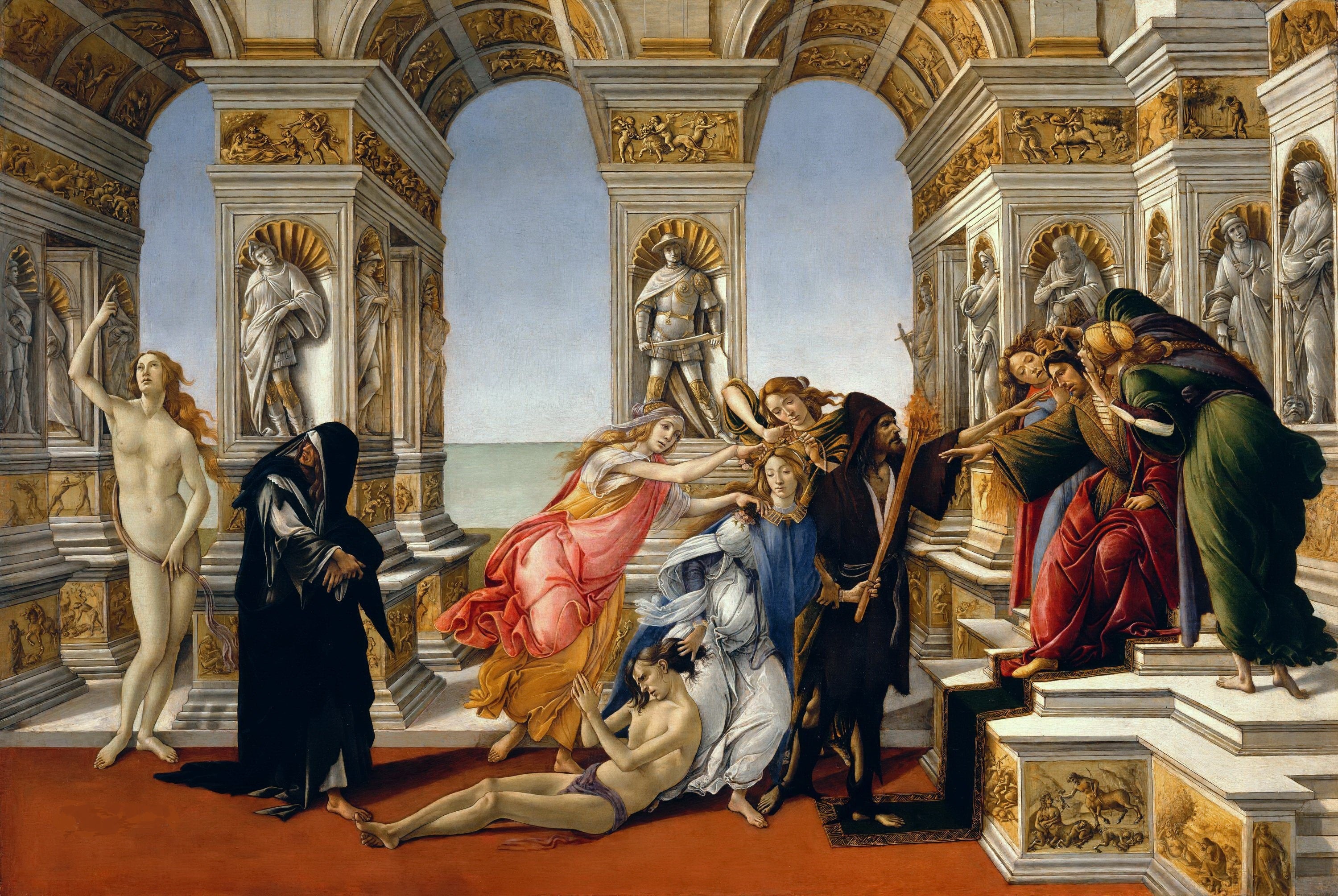 Apelles' Calumny - Sandro Botticelli