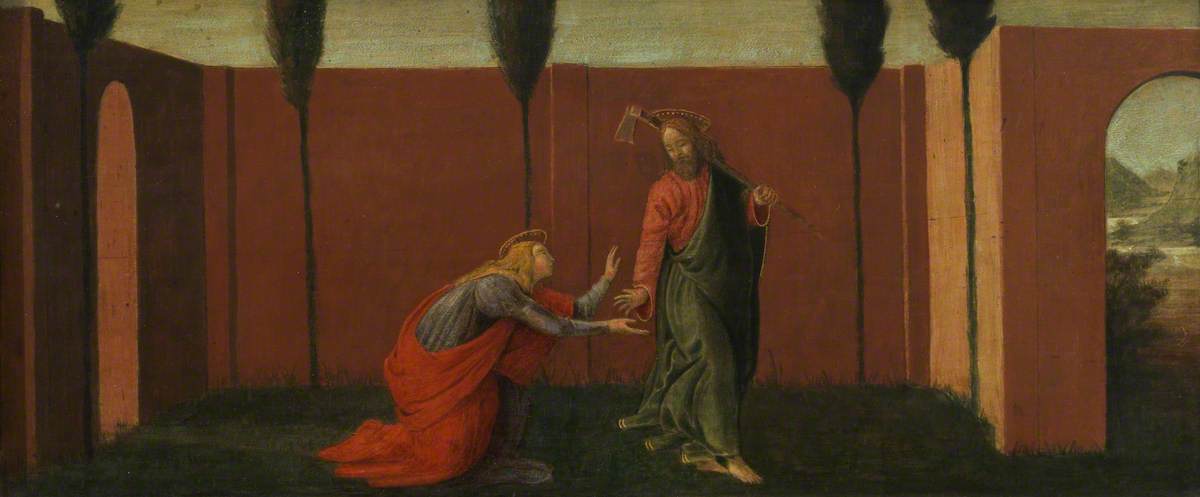 Noli me Tangere (predella, panel tre) - Sandro Botticelli