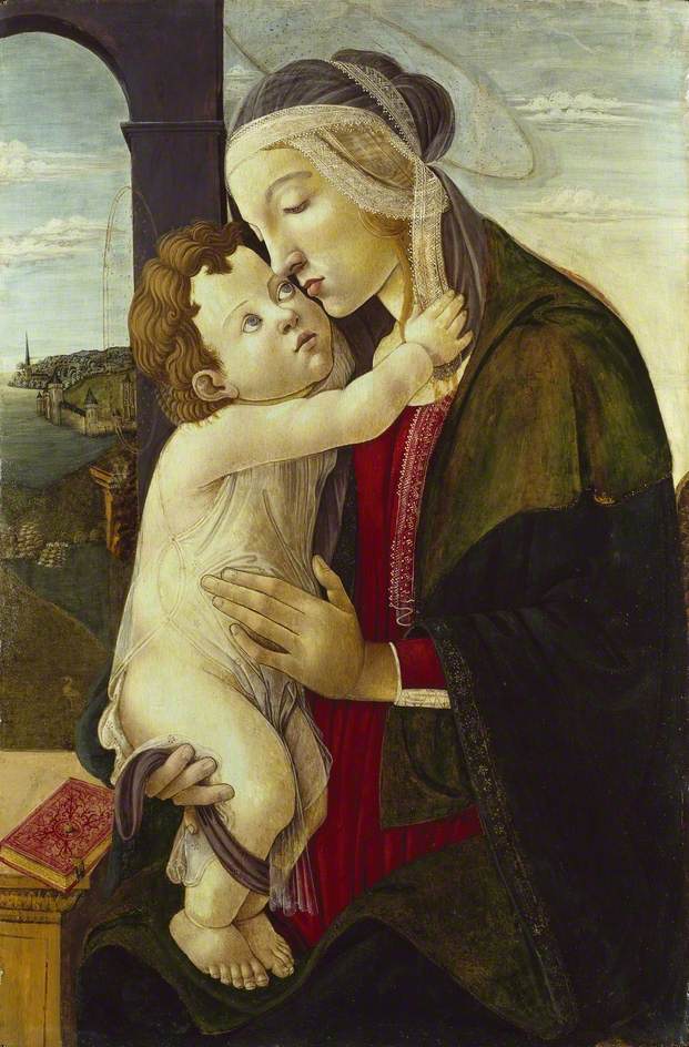 Jomfruen og Barnet - Sandro Botticelli