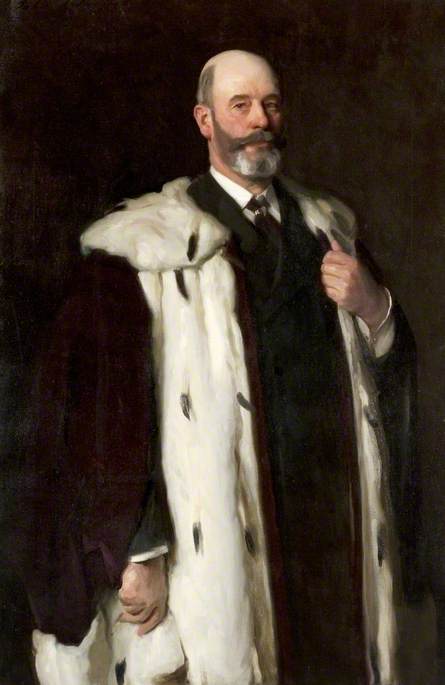 Reproduction du tableau « Sir David Richmond (1843–1908), Lord Provost de Glasgow (1896–1899) - John Singer Sargent » par Alpha Reproduction en peinture à l’huile