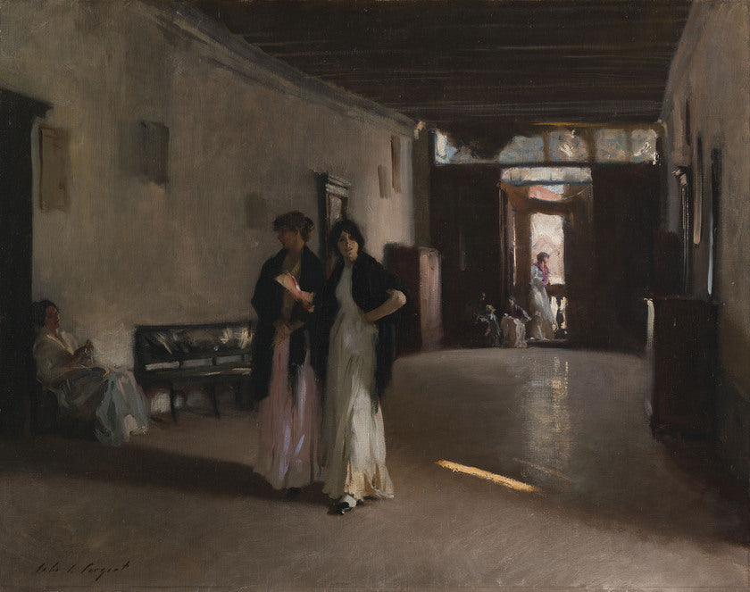 Reproduction du tableau « Intérieur vénitien - John Singer Sargent » par Alpha Reproduction en peinture à l’huile